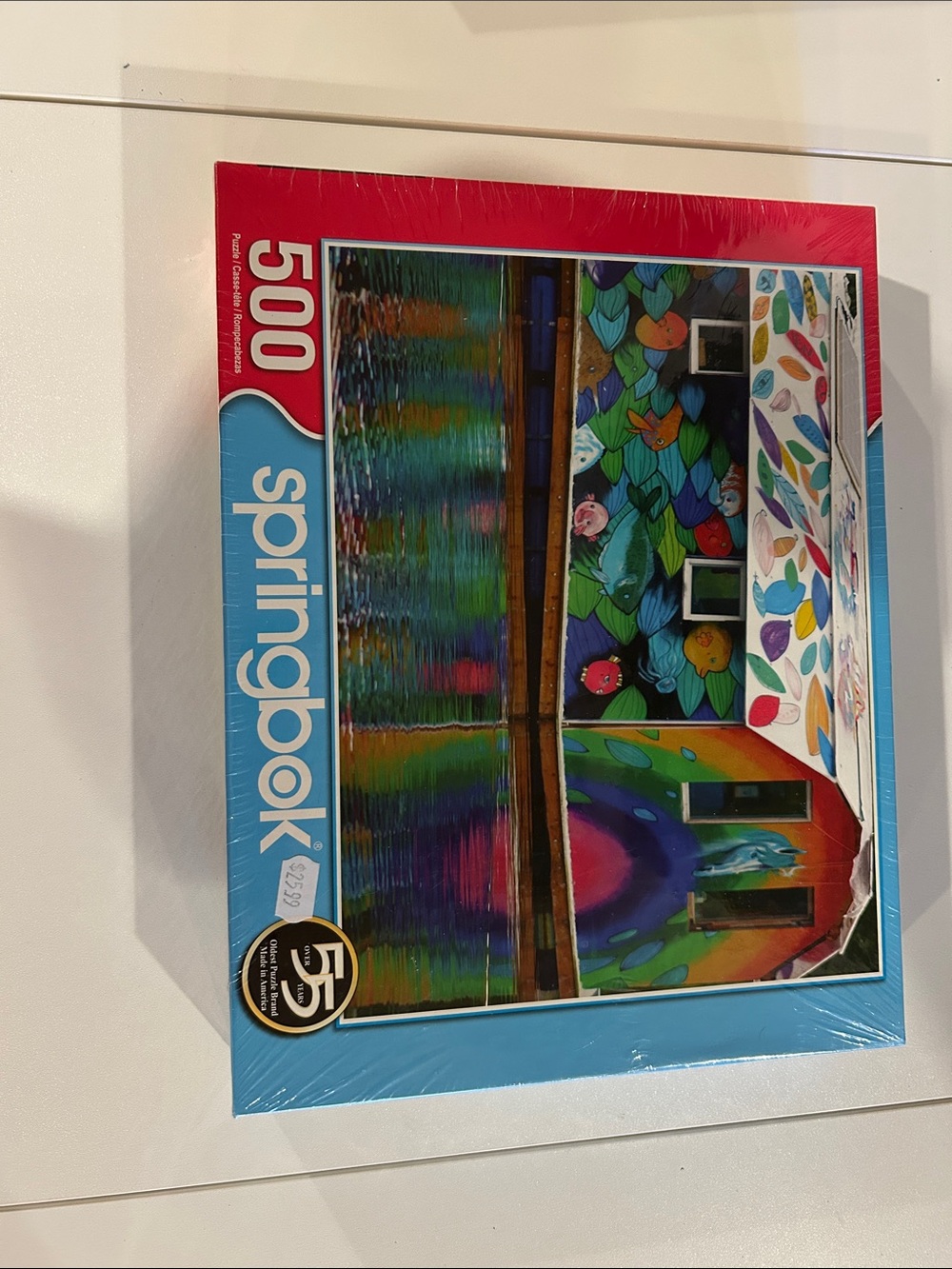 Springbok 500-Piece Jigsaw Puzzle - Colorful Mural Design (Multicolor)